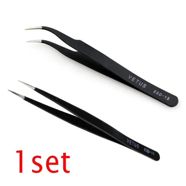 

1Set(2Pcs) Tweezers For Tamiya Mini 4WD Racing Car Model Bend End Tweezers+Straight End Tweezers Tool