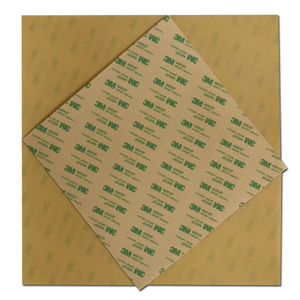 

ENERGETIC Amber PEI Sheet 3D Printing Build Surface Ultem1000 Cold Sheet 0.2mm Thickness for 3D Printer Platform
