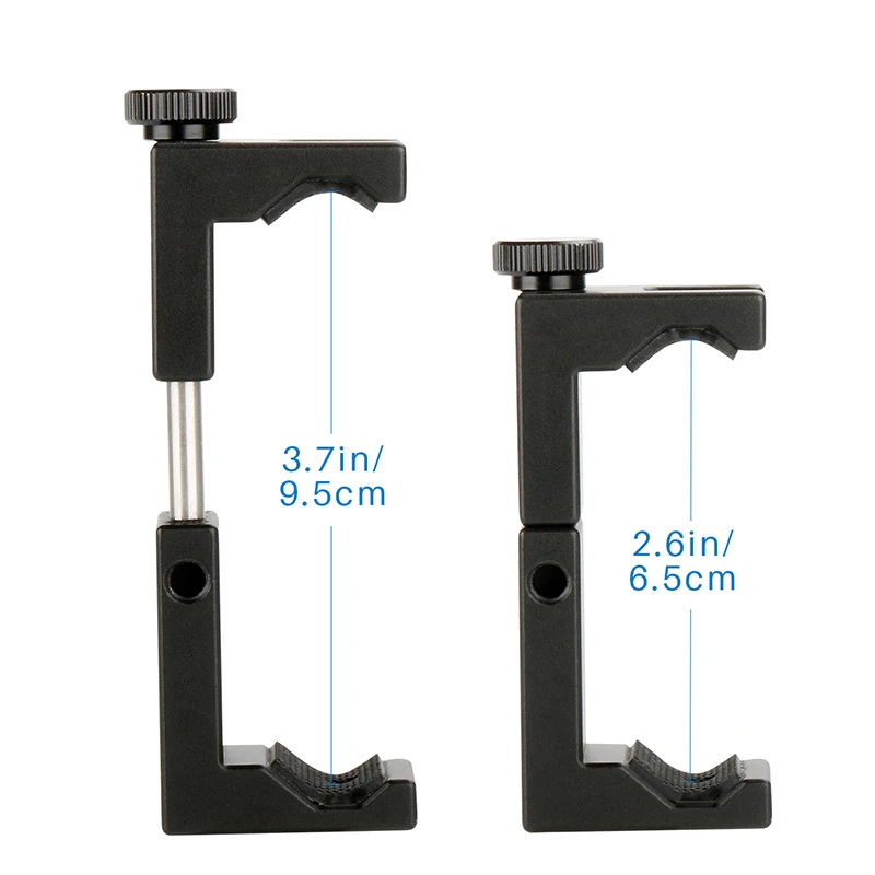  Ulanzi Iron Man ST-2s Aluminium Smartphone Tripod Mount Stand Adapter Vertical Shooting for iPhone 