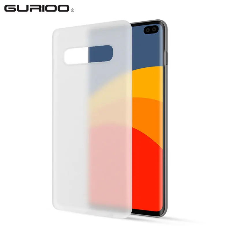 

Gurioo Luxury Ultra Thin Matte Transparent Soft Case For Samsung S10 S10E S9 S8 Plus Note 8 9 Cute Silicone TPU Anti-knock Cover