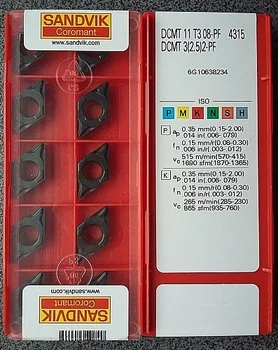 

10PCS CARBIDE INSERT DCMT11T308-PF4315