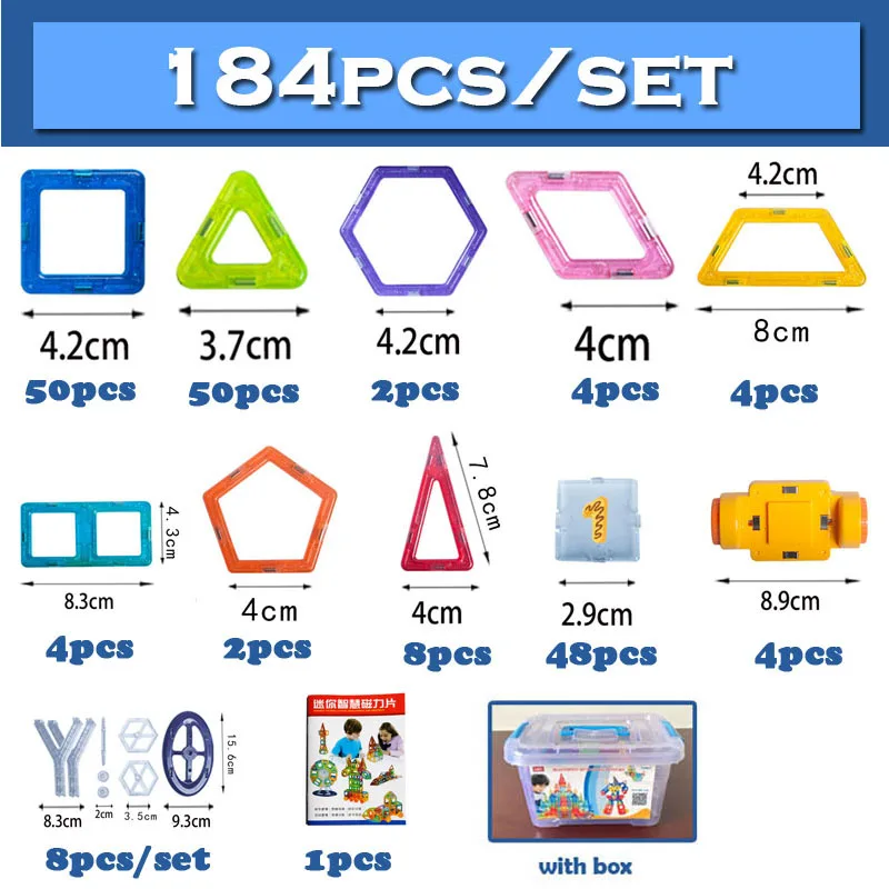 BD 110-252 шт Мини Магнитный дизайнерский Строительный набор модель и строительные игрушки магнитные блоки Развивающие игрушки для детей Подарки