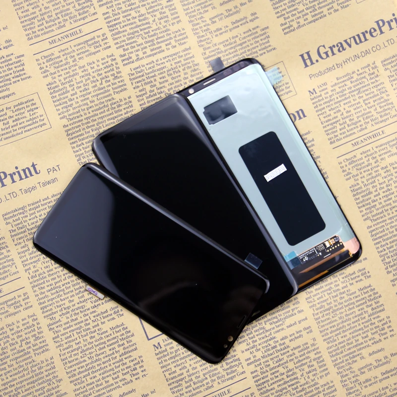 100% протестированный для Samsung Galaxy S8 LCD G950F G950U Plus G955 G955F дисплей с сенсорным экраном