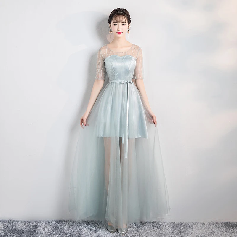 

Maid of Honor Dresses for Weddings Bridesmaid Party Dresses for Women Long Prom Dress Graduation Dresses Back of Bandage A-Line
