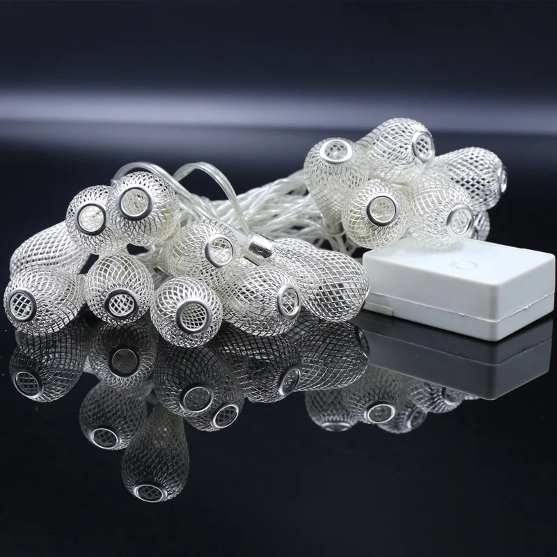 

Jiawen 20-LED 5M warm white Christmas Holiday Decoration water Drops String Light (AC 110-220V)