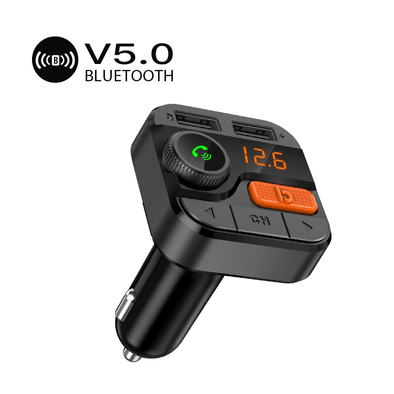 VANJEW BT82D беспроводной 5,0 автомобильный fm-передатчик Bluetooth FM модулятор телефон автомобильная зарядка TF MP3-плеер автомобильные аксессуары Hands-Free