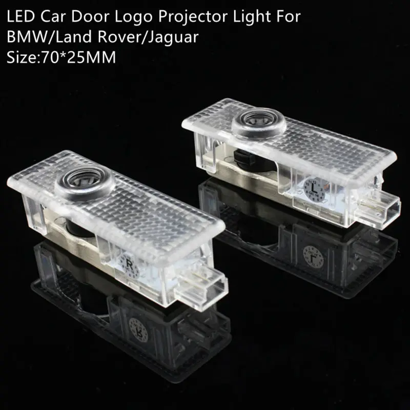 

LED Car Door Logo Pojector Light For BMW E60 E63 E90 F10 Land Rover Discovery Freelander Jaguar Wireless Welcome Lamp Plug&Play