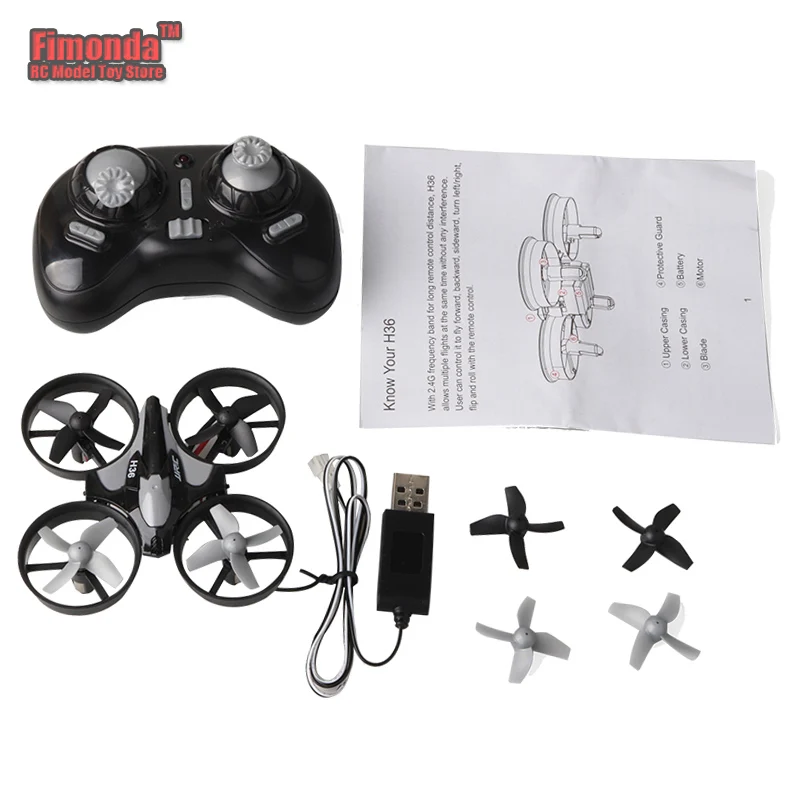 

JJRC H36 Mini Drone RC Quadcopter with 6-Axis 3D Flip Headless Mode Fly Helicopter Toy for Children Present VS Eachine E010 H8