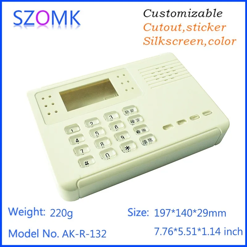 szomk IC card reader plastic enclosure for electronics project plastic sensor junction box distribution box instrument case plastic housing for pcb (3)