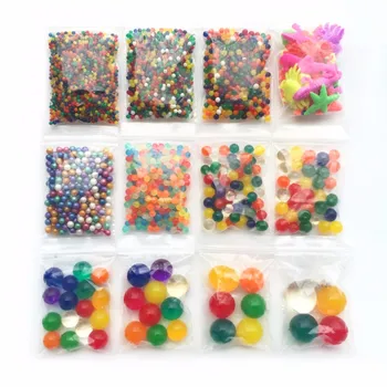 

12 Size Pearl Shape Crystal Soil Mud Growing Glitter Water Balls Water Beads Set Home Decor