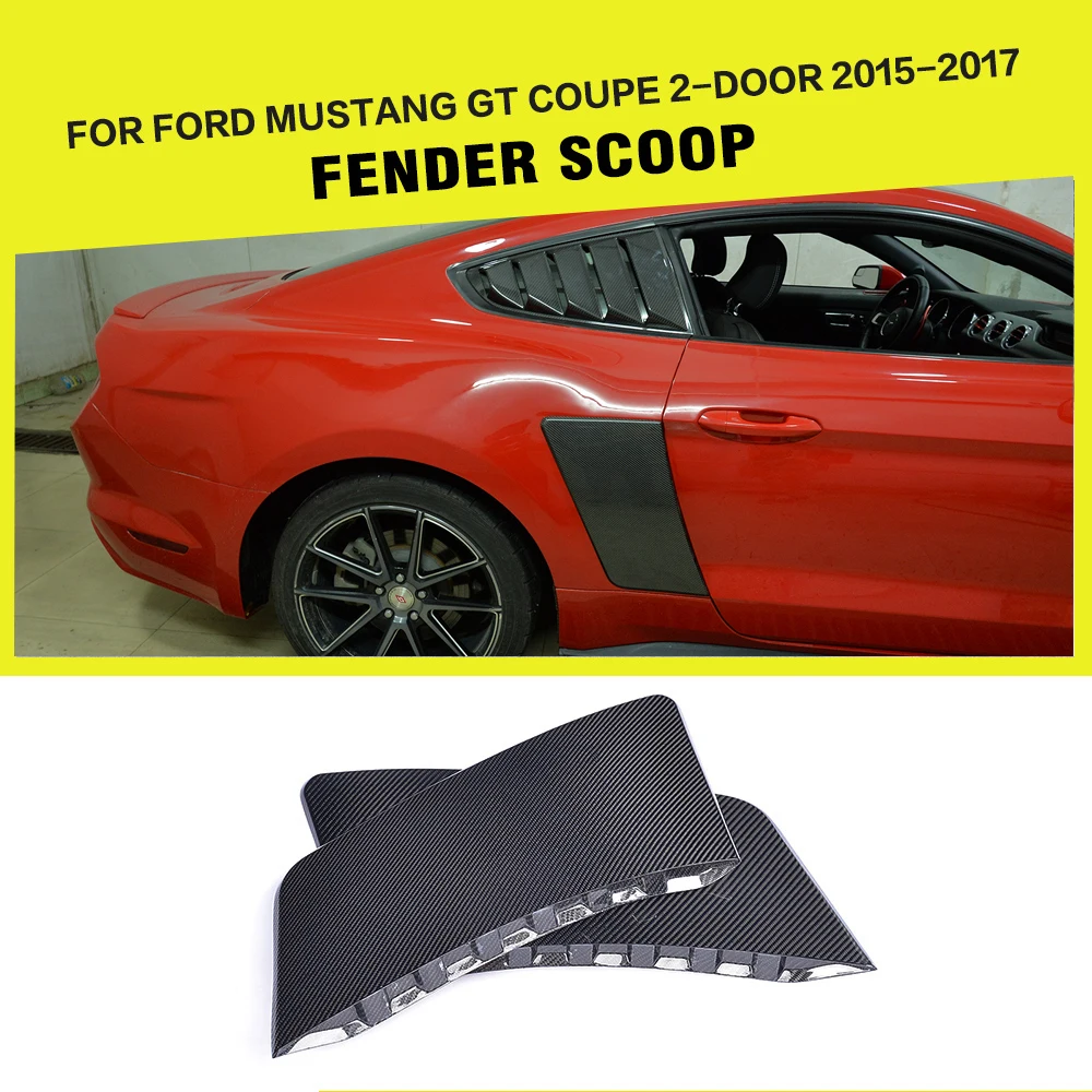 Декоративные щитки для заднего крыла из углеродного волокна/ФАП Ford Mustang Coupe 2 Door 2015
