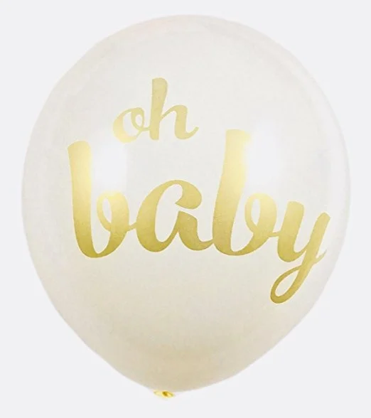 10 шт. розовые белые золотые воздушные шары его девочка/мальчик висящий баннер детская игрушка в ванную крестильное украшение беременность День рождения Part'y