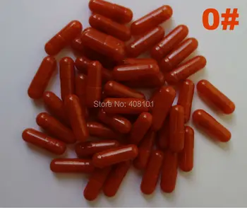 

10,000pcs Size 0 Orange/Orange Color Vegetarian Empty Capsules, 0# Vegetable Caspule, veggie Capsules~Cap and Body Separated