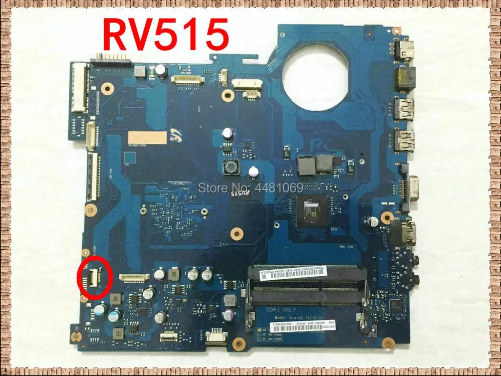BA41 01649A BA92 08334A BA92 08334B Laptop Motherboard For Samsung RV515 NP RV515 BA41 01650A Main