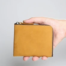 NewBring Genuine Leather Wallet Men Fashion High Quality Vintage Wallet Brand Credit Card Purse male