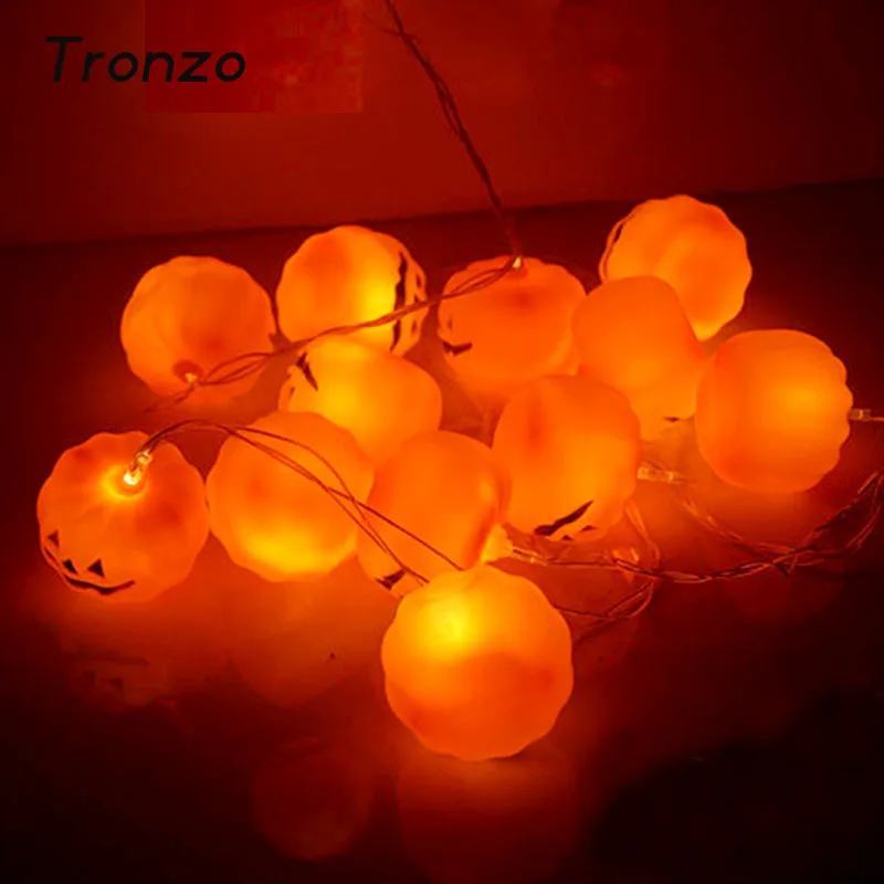 tronzo 1m halloween decoration pumpkin light 3d led plastic orange hanging string lamp festival party supplies - Halloween Decorations Pumpkins tronzo 1m halloween decoration pumpkin light 3d led plastic orange hanging string lamp festival party supplies - Halloween Decorations Pumpkins