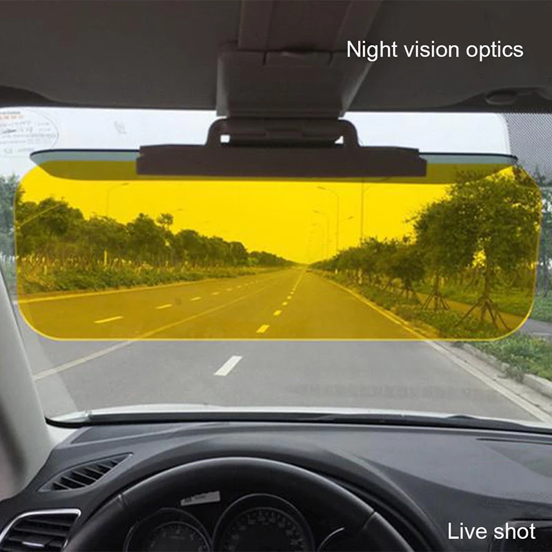 1х Hd автомобиль с антибликовым покрытием и ослепительным Goggle День ночного видения вождения солнцезащитный зеркальный козырек