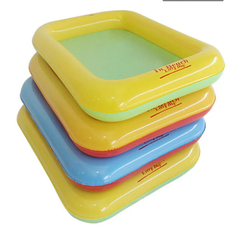 Inflatable Sand Tray Plastic Mobile Table For Children Kids Indoor Inflatable Sand Tray Plastic Mobile Table For Children Kids Indoor