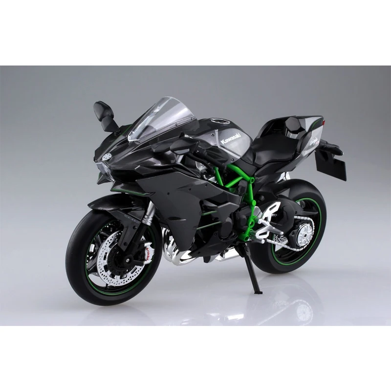 OHS Aoshima 104569 1/12 Ninja H2R Street Ver. Масштаб готовой литья под давлением мотоциклов Модель