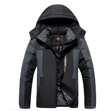 Man Warm Winter Jacket Outdoor Hiking Camping ski Clothes Soft shell down Jacket bomber Man softshell jacket men