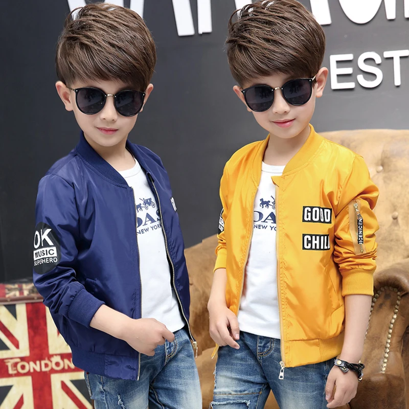 Outdoor clothing kids blazer toddler baby boy jacket for spring sport coat windbreaker vintage