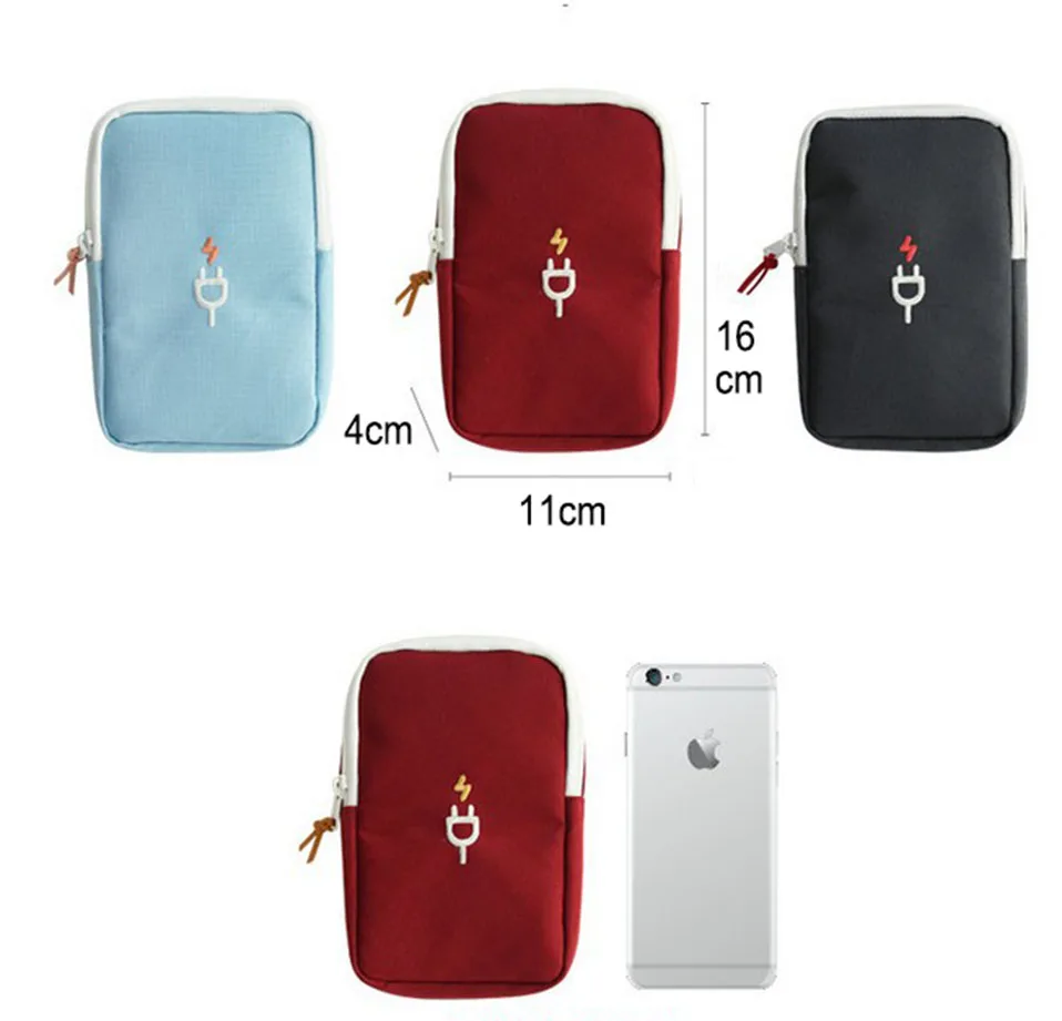 Travel Gadget Organizer Bag Portable Digital Cable Bag Electronics Accessories Storage Carrying Case Pouch Case For Earphone (3)