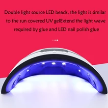 36 Вт умная лента Индукционная сушилка для клея для ногтей Светодиодный УФ лампа для ногтей терапевтическая лампа Сушилка для ногтей