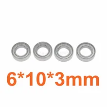 Roulements à billes RC 10x6x3 Wltoys 1/18 pièces de mise à niveau de voiture