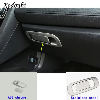 

Car Cover Handle Bowl Dashboard Co-Pilot Glove Box Ring Sequins Front Panel Part 2pcs For Honda Civic 10th Sedan 2016 2017 2018