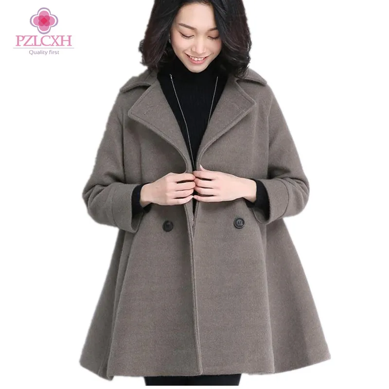 PZLCXH 2018 Autumn Winter HIGH QUALITY New Fashion Designer Wool Coat 