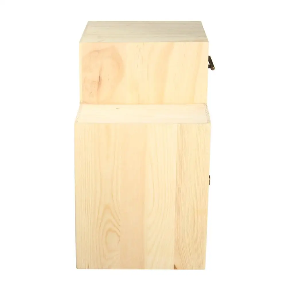3 слоя деревянный эфирное масло бутылки коробка для хранения Организатор ароматерапия контейнер металлическим замком