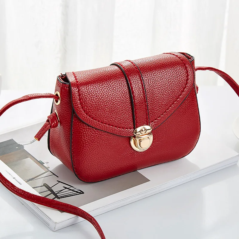 

New Fashion Small Women Bags Pu Leather Messenger Bag Clutch Bags Designer Mini Shoulder Bag Female Handbag Purse For Ladies