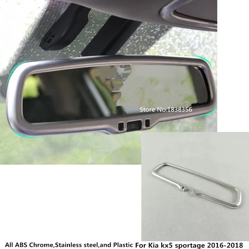 High quality ABS chrome inner back rear view Rearview Side Mirror Strip