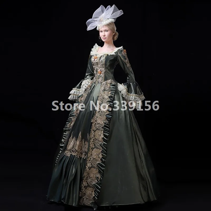 Готическое платье Марии Антуанетты высокого качества средневековое маскарадное платье историческое платье королевы