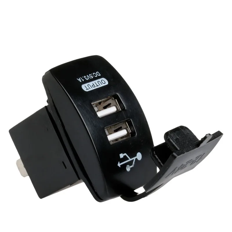 Автомобильное зарядное устройство прикуриватель разветвитель адаптер питания розетка 12 В двойной USB