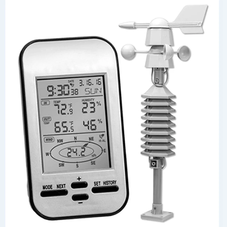 Sensor climático sem fio, estação meteorológica profissional