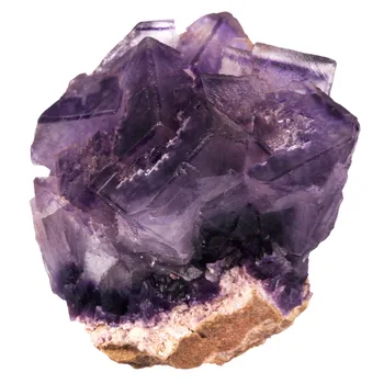 

TUMBEELLUWA 1Pc Natural Purple Fluorite Crystal Quartz Cluster Geode Druzy Specimen Irregular Stone