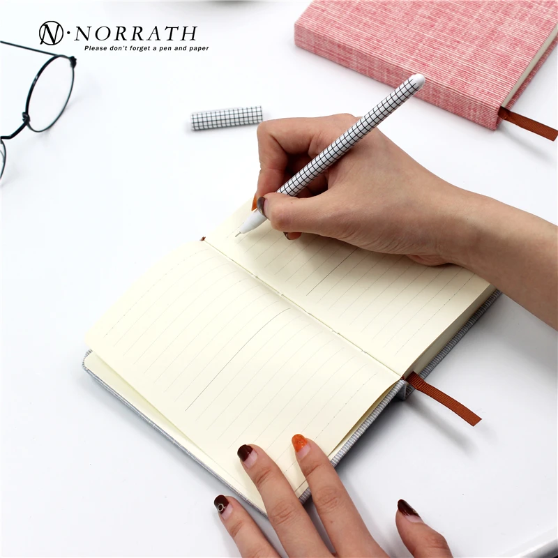NORRATH A6 Kawaii Cute Stationery Small Fresh Linen Notebook Solid Color Cloth Memo Pad Office School Gift Supplies Notepad NORRATH A6 Kawaii Cute Stationery Small Fresh Linen Notebook Solid Color Cloth Memo Pad Office School Gift Supplies Notepad