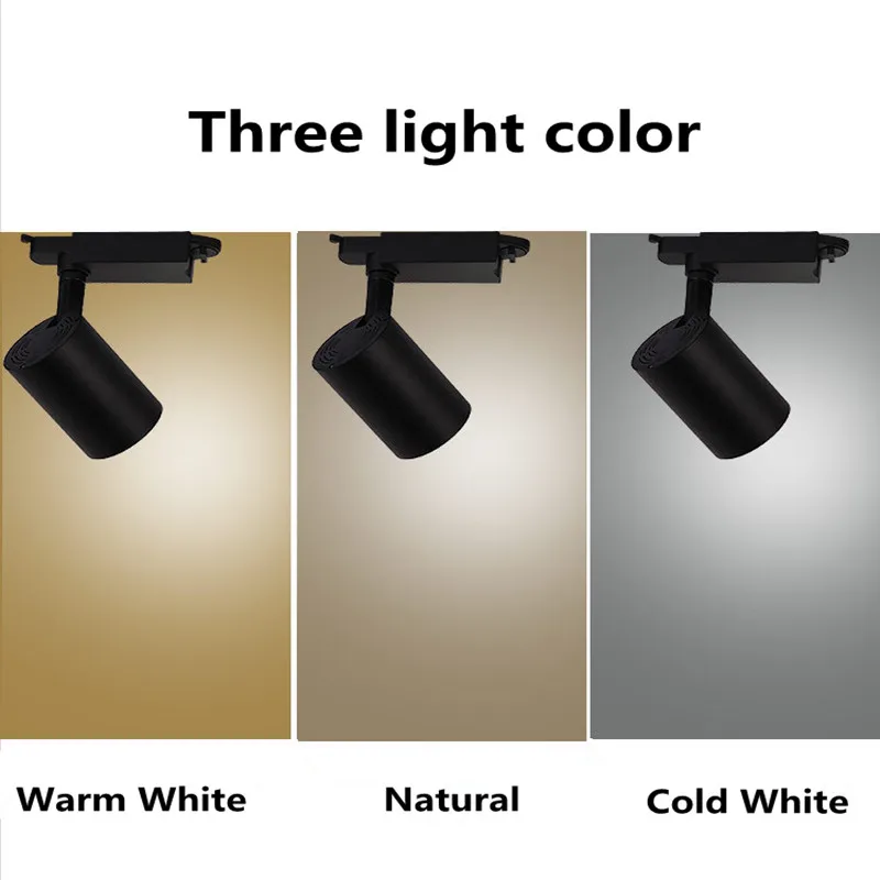 10 pcs diodos emissores de luz da lâmpada de 10 W COB LEVOU luz pista levou ferroviário holofotes dispositivo elétrico de iluminação para loja de iluminacao local loja