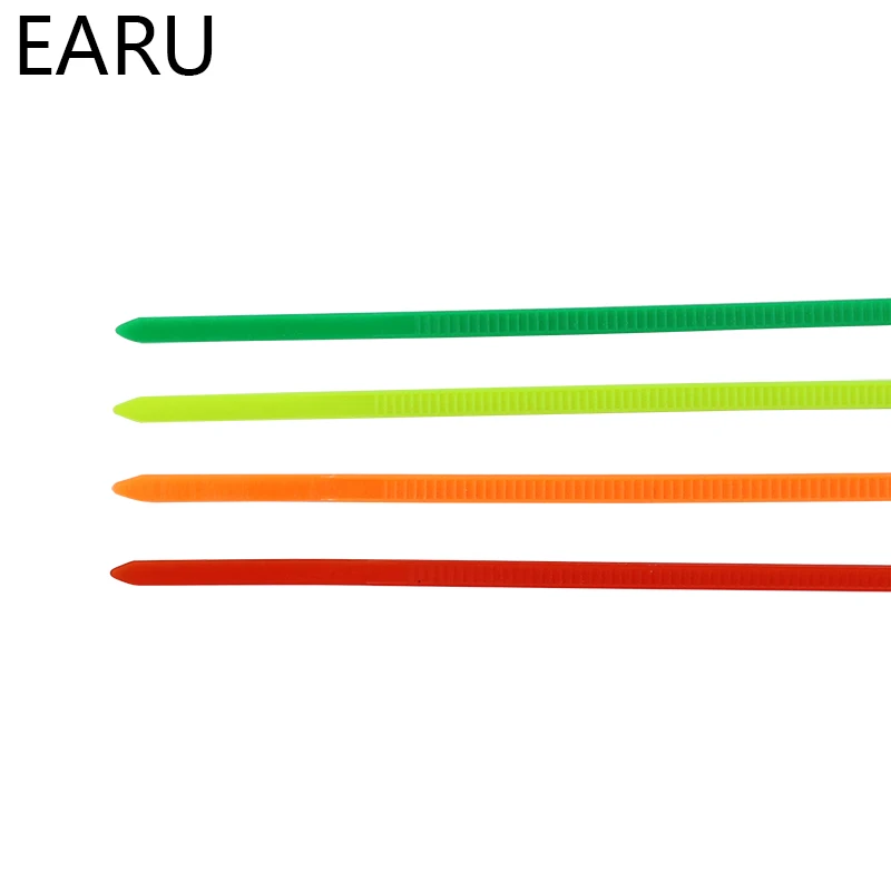 200 мм самоблокирующиеся Нейлоновые кабельные стяжки 8 дюймов 100 шт пластиковые стяжки на молнии 18 фунтов черные проволочные стяжки ремни SGS UL сертифицированные крепежи