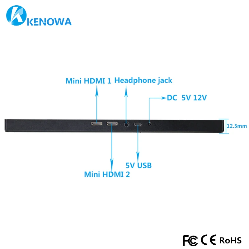 Хит 11,6/10,1 дюймов Full HD ips экран монитор 2K 2560*1600 USB мощность для Raspberry pi PS3/PS4 Xbox360 портативный дисплей компьютера