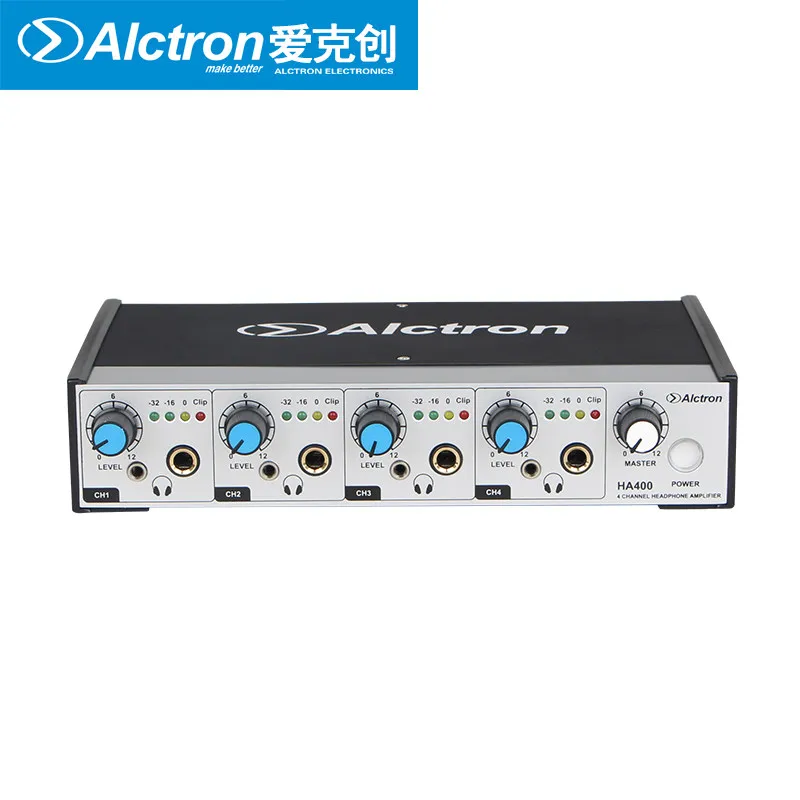 Alctron HA400 Профессиональный 4 канальный усилитель для наушников сцены церкви