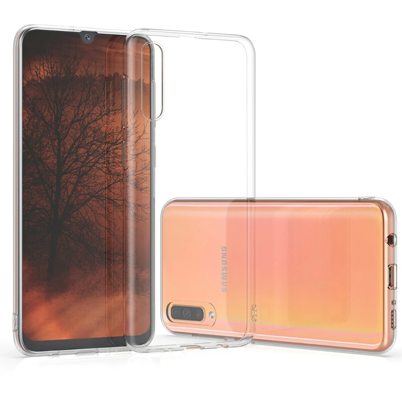

for Samsung galaxy A71 A51 Transparent Clear Soft Case for Samsung A30 A50 S10 S8 S9 Plus S10e A7 A8 2018 Plus A40 A70 A10 A10S