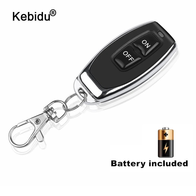 

kebidu Newest Universal 433Mhz Wireless Remote Control Switch AC 220v 110V 120V Relay Receiver Module RF Remote Control