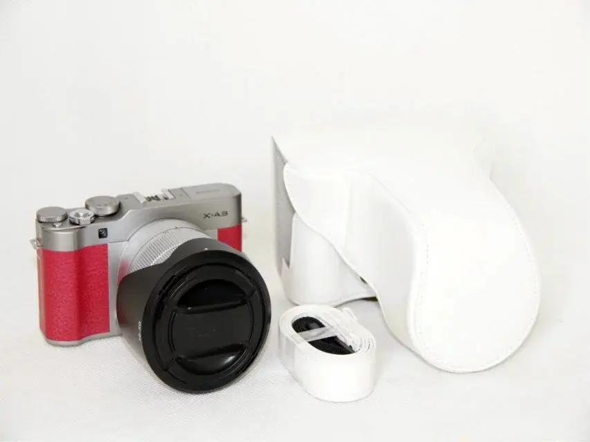 Retra Винтаж кожа цифровой Камера сумка для Fujifilm XM1 X-M1 XA1 X-A1 XA2 XM3 XA3 XA10 чехол с ремешком высокое качество