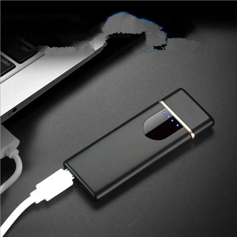 Новая сигарета с зарядкой от USB Зажигалка сенсорный чувствительный