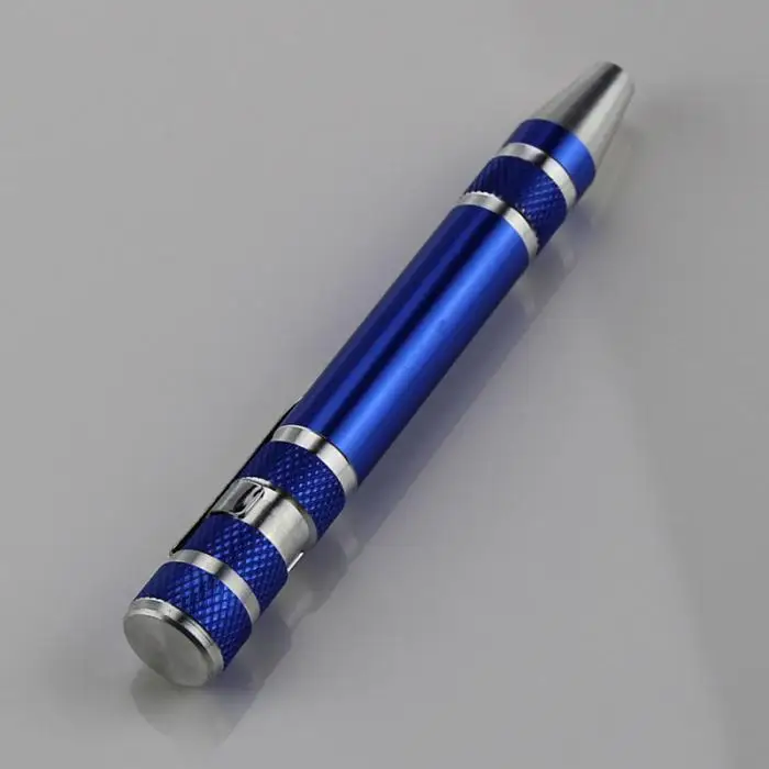 8 в 1 Алюминиевый прецизионный Набор отверток ручка мини звездообразный шлицевой отвертки многофункциональный инструмент для телефона PAK55