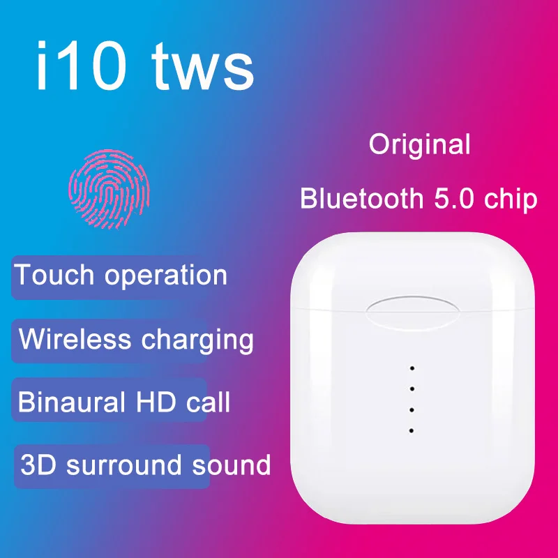 Bluetooth НАУШНИКИ i10 TWS - характеристики