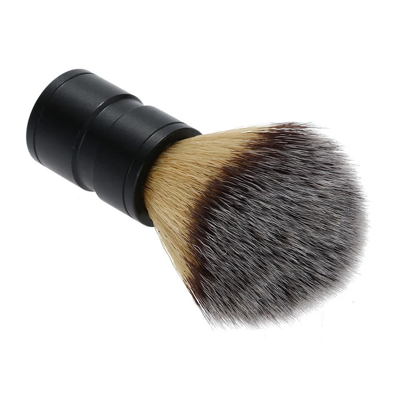 Professional Nylon Shaving Brush Aluminum Handle Black or Silver Mustache Beard Brushes Men Cleansing Barber Professional Nylon Shaving Brush Aluminum Handle Black or Silver Mustache Beard Brushes Men Cleansing Barber