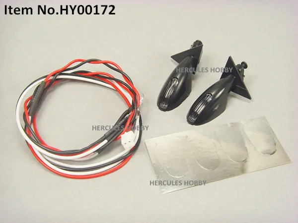 

RC Car Parts Accessories RC Mirror LED Light 2pcs/Set